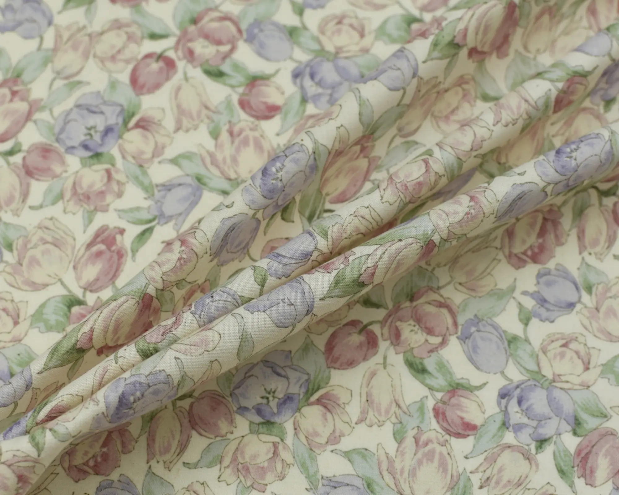 Sevenberry Cotton Shirting - Tulip Print - Image 4